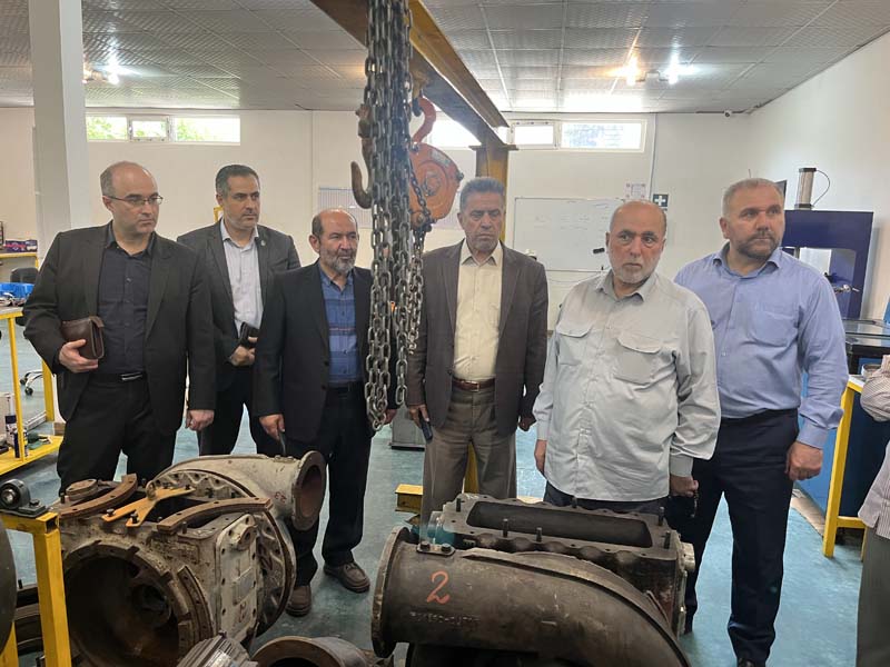 بازدید سردار سیدعلی آقازاده « نماینده مردم رشت و خمام در مجلس شورای اسلامی و هیأت همراه » از شرکت های دانش بنیان پارک علم و فناوری گیلان