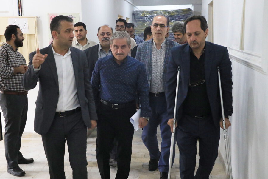 بازدید معاون پیشگیری و درمان اعتیاد مرکز توسعه پیشگیری و درمان اعتیاد سازمان بهزیستی کشور از مرکز نگهداری، درمان و کاهش آسیب ماده۱۶ بهزیستی گیلان