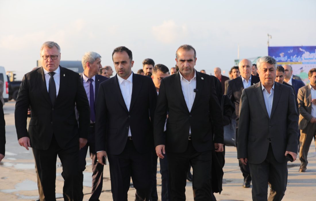 ایگور بابوشكین، استاندار آستراخان روسیه از منطقه آزاد انزلی بازدید كرد