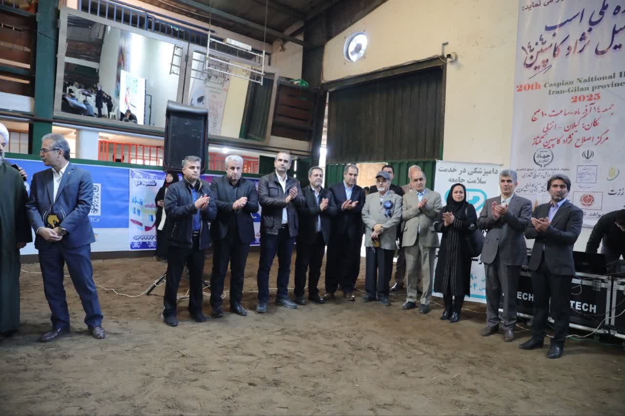 بیستمین جشنواره ملی زیبایی اسب كاسپین در منطقه آزاد انزلی برگزار شد